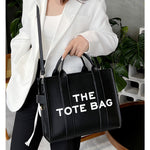 Tote Bag Vegan Leather Crossbody Bag with Shoulder Strap & Zipper for Work, Travel, School