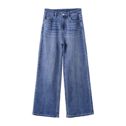 Straight Leg Jeans Women Vintage Business Casual Comfortable Everyday Fashion Trousers
