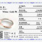 18K White Gold Plated Engagement Wedding Ring 2.0 carat Zircon Stone