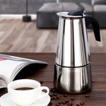 Portable Mocha Stove Latte Espresso Filter Coffee Pot