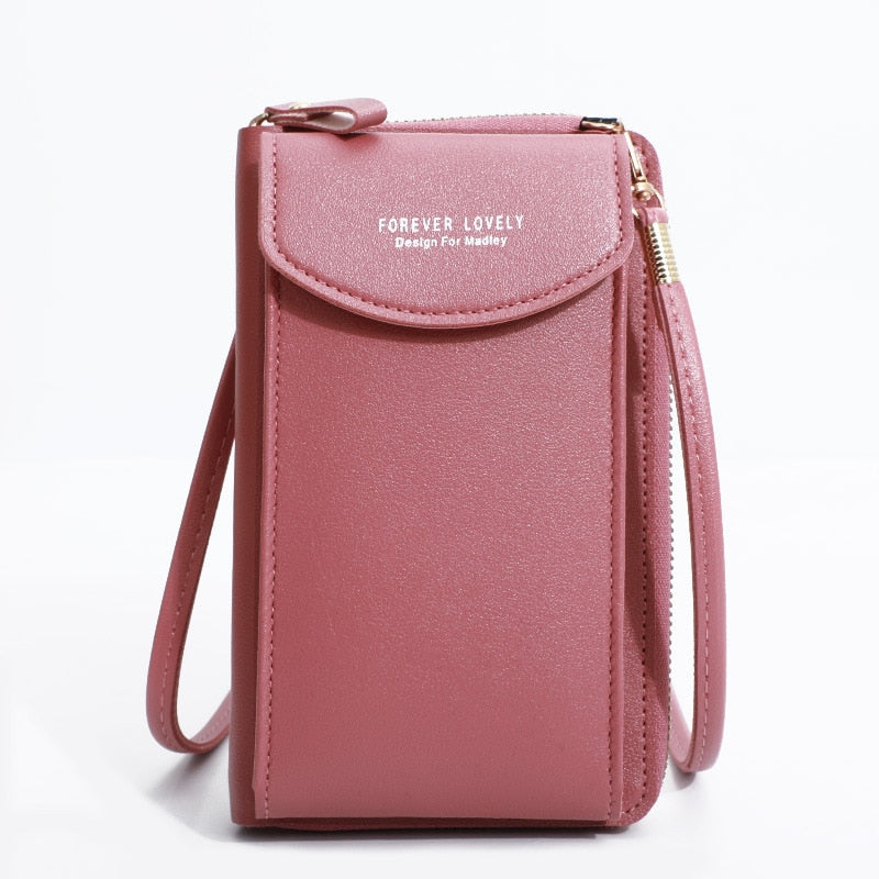 Mini Faux Leather Crossbody Phone Bag Women Small Shoulder Messenger Casual Fashion