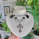 Fairy Core Necklace Cross/sword/snake/mushroom/sun Rosary Necklace