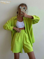 2 piece set green