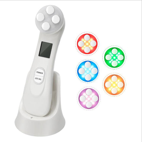 RF EMS LED Photon Light Therapy Device Eye Facial Skin Electroporation Anti-Aging Tool