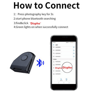 Smartphone Camera Grip With Magnetic Bluetooth Remote Shutter