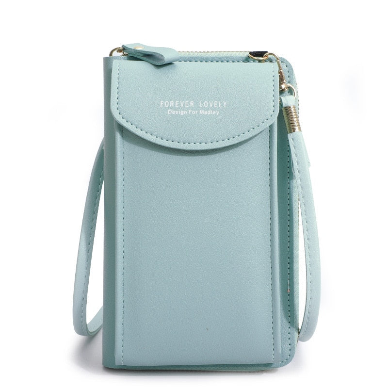 Mini Faux Leather Crossbody Phone Bag Women Small Shoulder Messenger Casual Fashion
