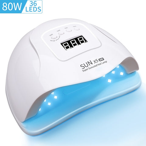 LED UV Nail Gel Lamp Curing Dryer Nail Art Machine Professional Manicure Tool Gift
