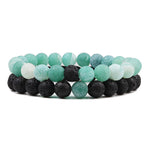 Stone of Rooting Bracelet, Concentration Gems, Tiger Eye Jewelry, Lava Stone Beaded Yoga Bracelet