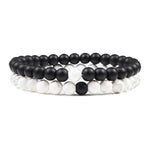 Stone of Rooting Bracelet, Concentration Gems, Tiger Eye Jewelry, Lava Stone Beaded Yoga Bracelet