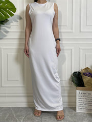 Fashionable Women`s Hijab Inner Dress Middle East Dubai Casual Clothing