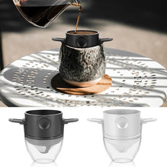 Foldable Mini Coffee Filter Portable Coffee Maker Stainless Steel Drip & Tea Diffuser for Loose Tea