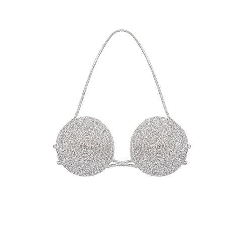 Crystal Diamond Bikini Bra Chain Women Body Jewelry Club Party Festival Fashion Accessory