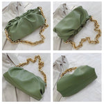 Cloud Bag Purse Dumpling Shoulder Bag Chunky Chain