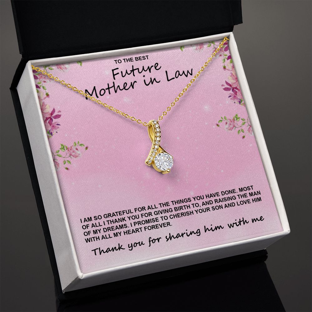 Gifts for Mother of the Groom Gift Necklace From Bride to Mother of the Groom