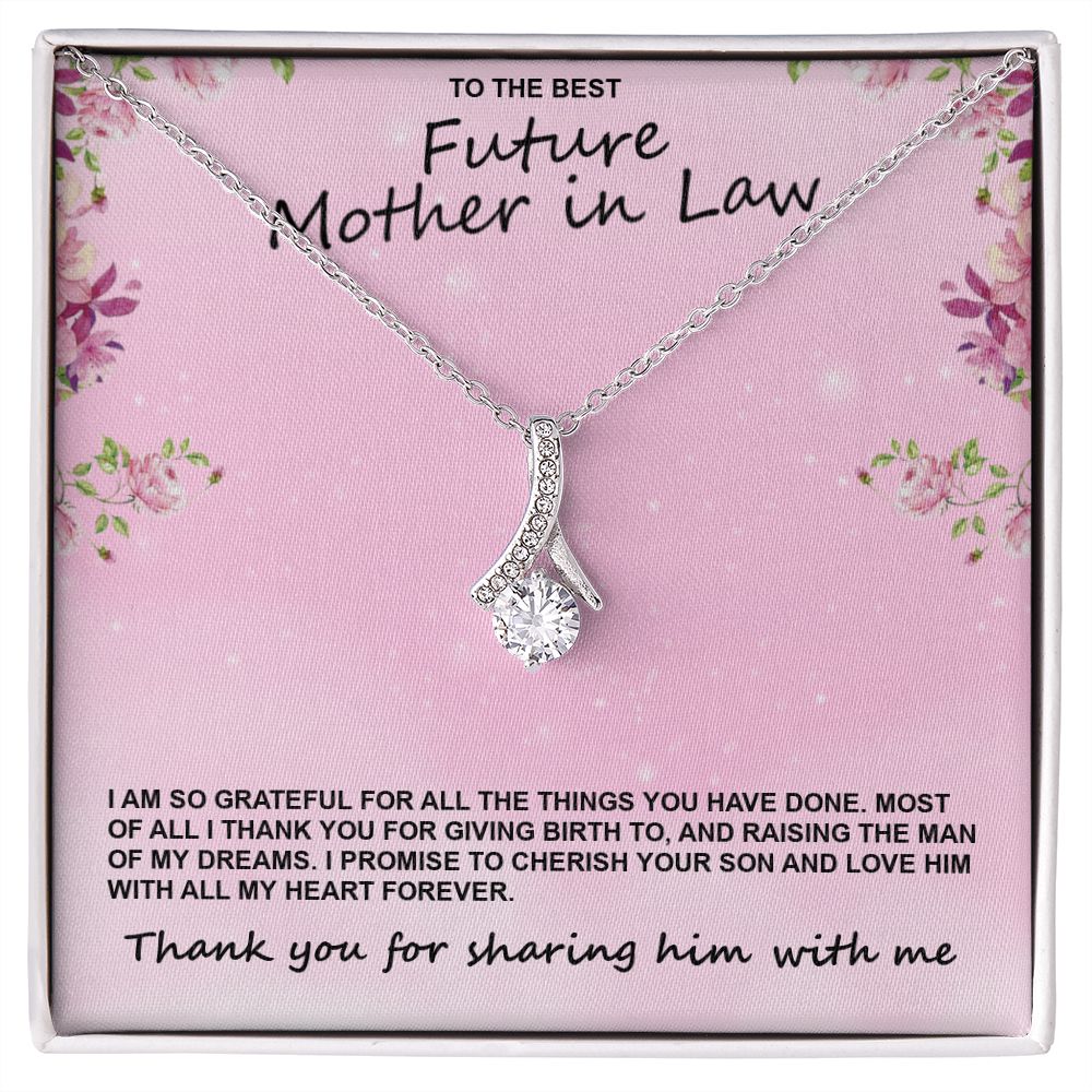 Gifts for Mother of the Groom Gift Necklace From Bride to Mother of the Groom