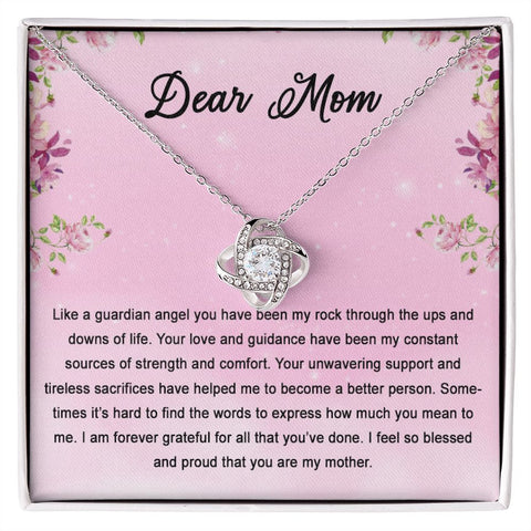 Mom Pendant Necklace Women Birthday Christmas Mother's Day Gift From Daughter Son Jewelry