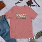 Mama Personalized T Shirt, Floral Design Mom Shirt, Customized Kids’ Names, Mother’s Day Shirt, Gift for Mom